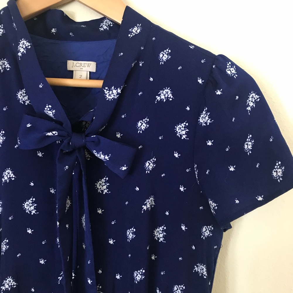 J Crew Pussybow Dress